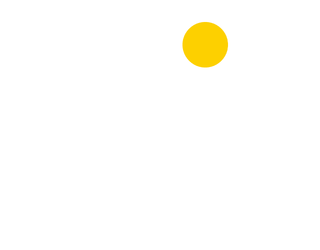 Circulo amarelo representando o Sol da Nova Zelândia