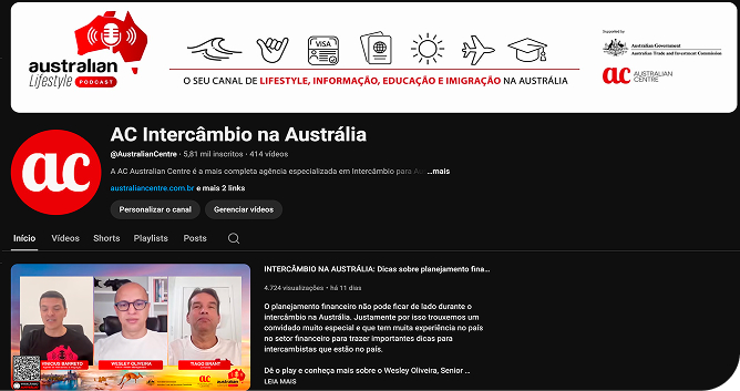 AC Intercâmbio na Austrália - YouTube