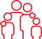 Ícone de família representando visto de cônjuge e partner na Austrália