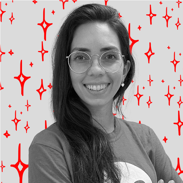 Ilustração de Pauline, administradora de projetos da Australian Centre